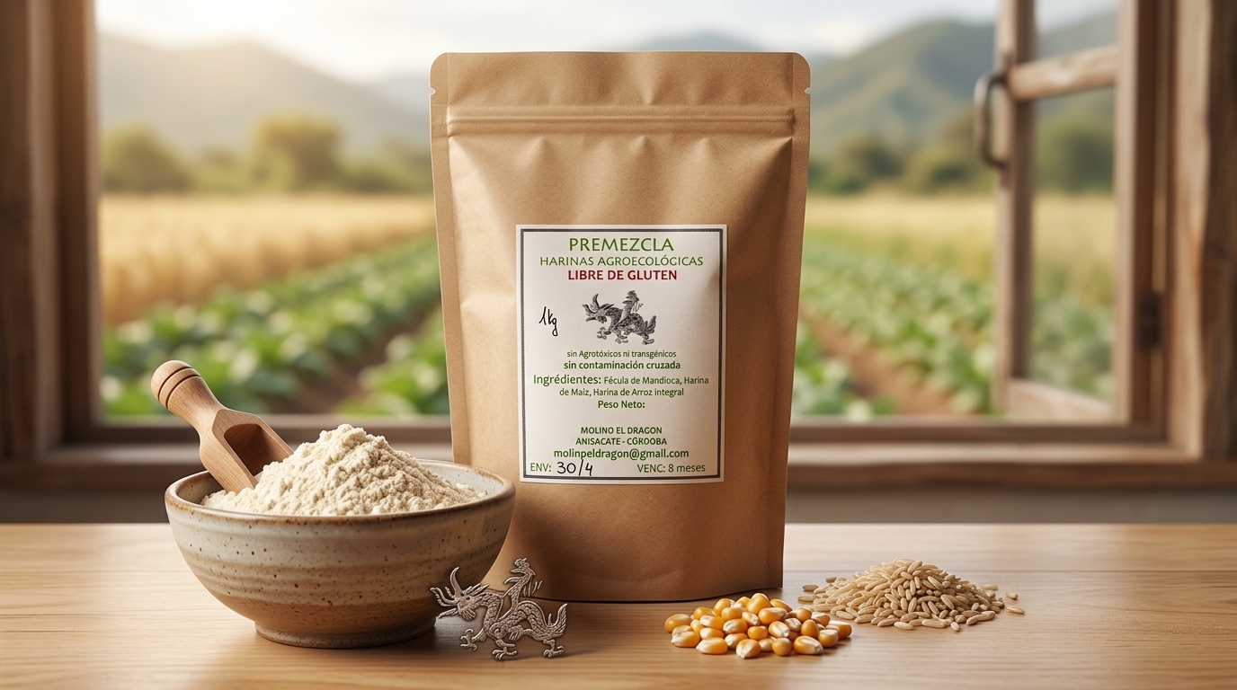 Premezcla De Harinas Sin Gluten Agroeco 1Kg