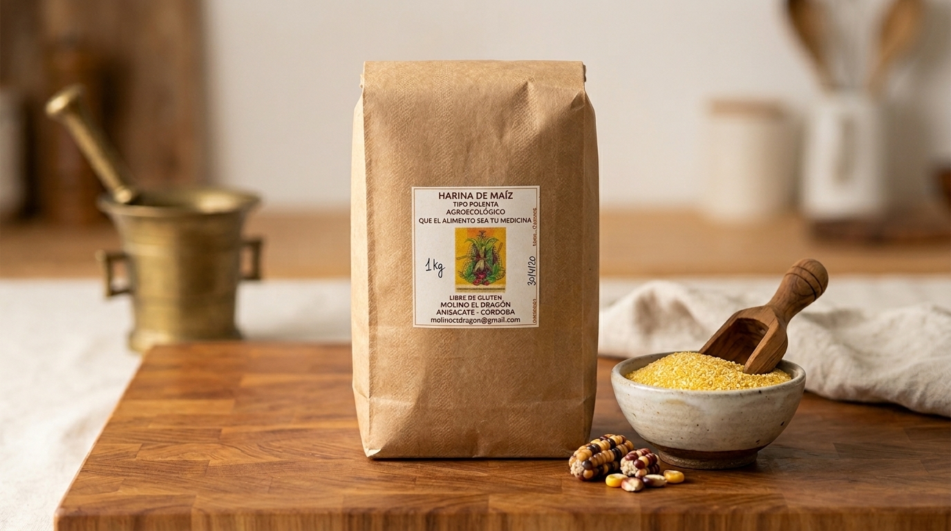 Polenta Agroecológica Libre De Gluten 1Kg