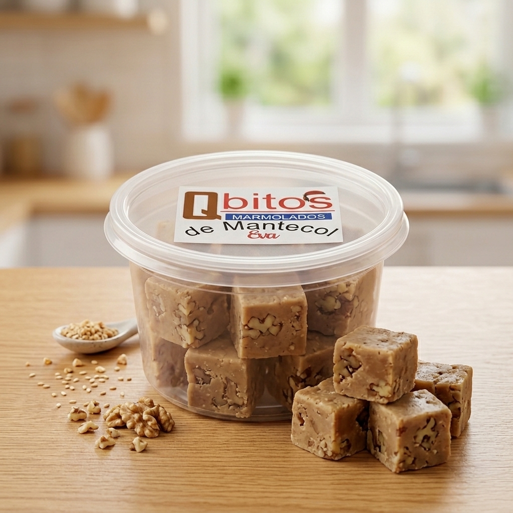 Pote Mantecol Casero con nueces