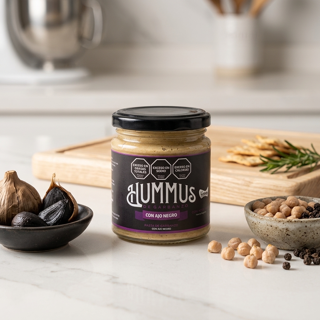 Hummus de Garbanzo con Ajo Negro 170gr